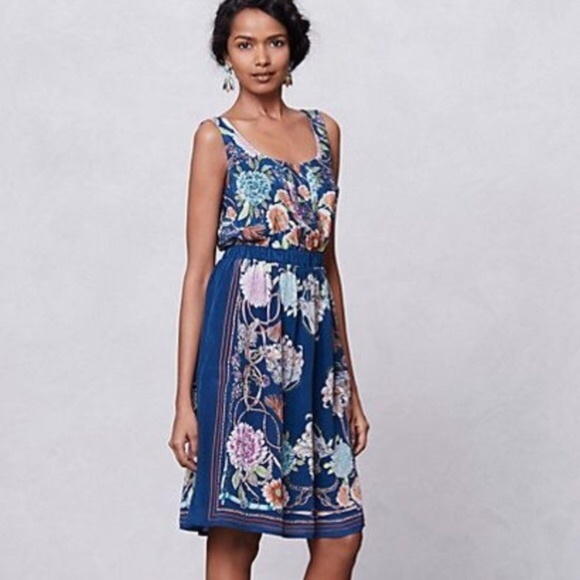 Anthropologie Dresses & Skirts - Moulinette Soeurs 'Mabel' Silk Dress | J238
